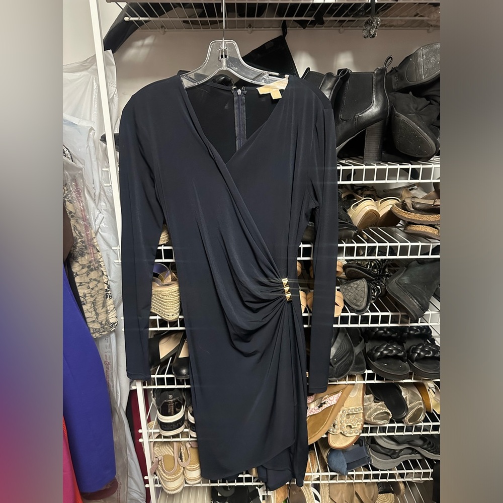 Michael Kors navy blue dress size 4